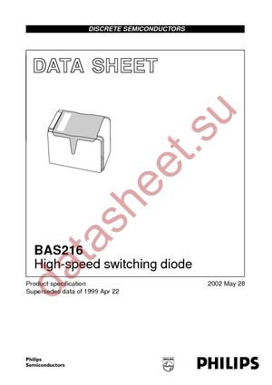 BAS216 T/R datasheet  